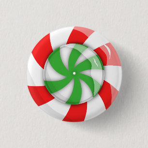 kerstSnoep Ronde Button 3,2 Cm