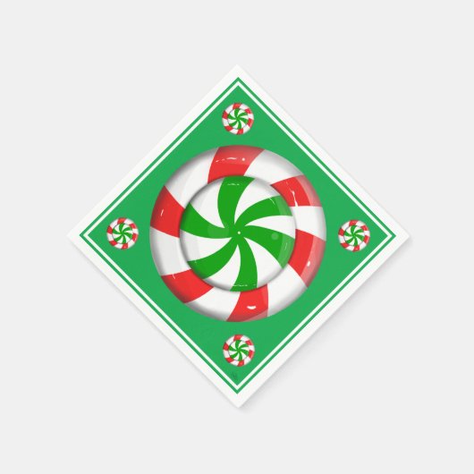 kerstSnoep Servet (Hoek)