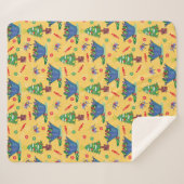 kerstsnoep sherpa deken (Voorkant (horizontaal))