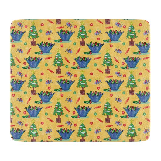 kerstsnoep snijplank (Voorkant)