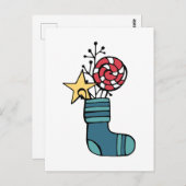 kerstSnoep stoppen Briefkaart (Voorkant / Achterkant)