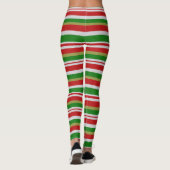 kerstSnoep Stripes-Leggings Leggings (Achterkant)