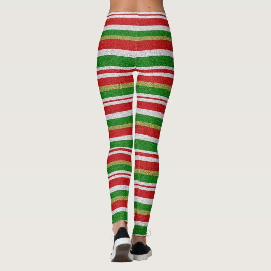 kerstSnoep Stripes-Leggings Leggings (Achterkant)