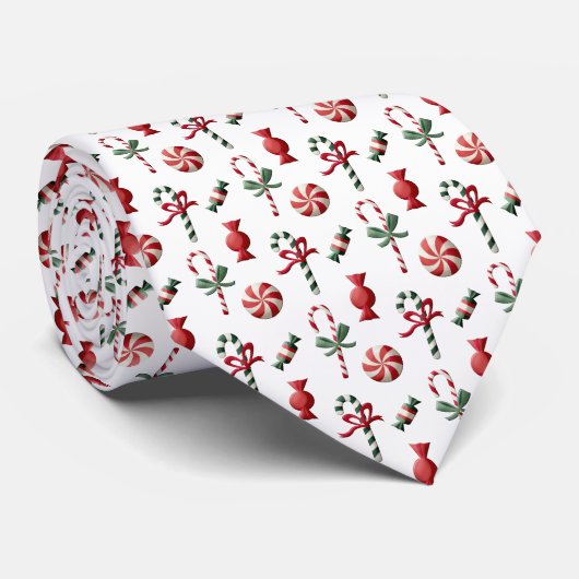 kerstSnoep Stropdas (Opgerold)