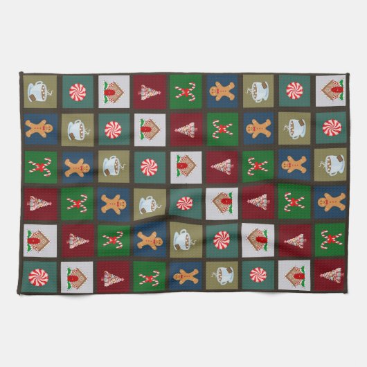 kerstSnoep Theedoek (Horizontaal)