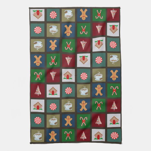 kerstSnoep Theedoek (Verticaal)