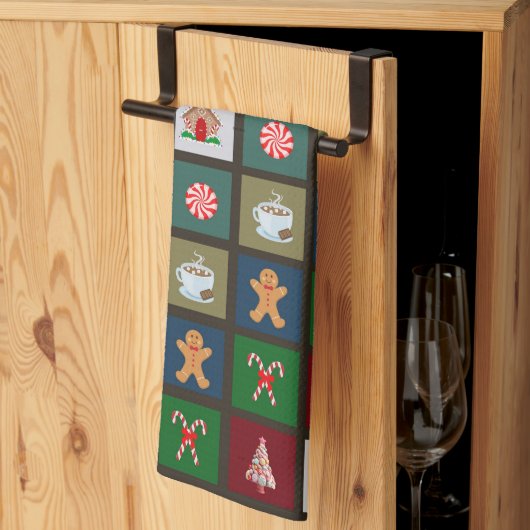 kerstSnoep Theedoek (Derde Gevouwen)