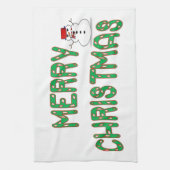 kerstSnoep Theedoek (Verticaal)
