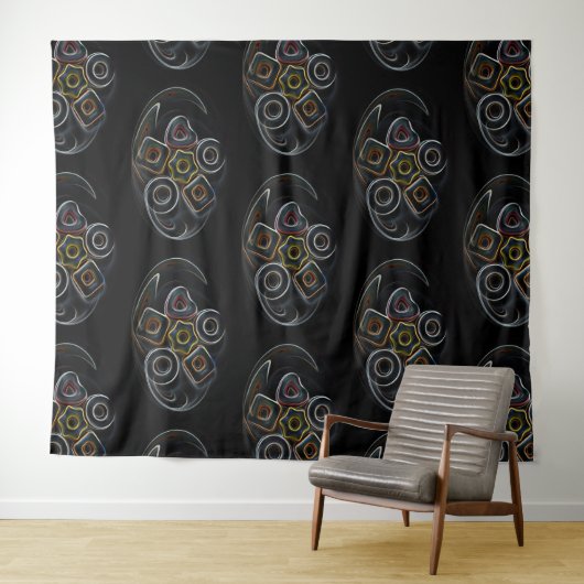 kerstsnoep wandkleed (In Situ (horizontaal))