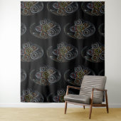 kerstsnoep wandkleed (In situ)