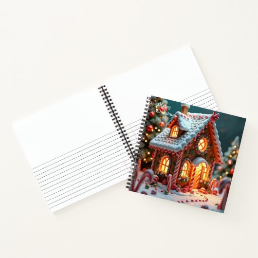 kerstsnoepgoed notitieboek (Binnen)