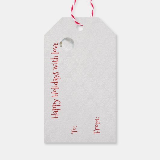 kerstsnoepje cadeaulabel (Achterkant)