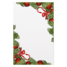 kerstsnoepje en boomdetail briefpapier