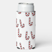 kerstsnoepje op wit seltzer blikjeskoeler (Seltzer Achterkant)