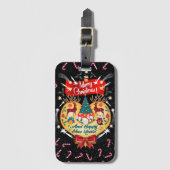 kerstSnoepjes Bagagelabel (Voorkant (verticaal))