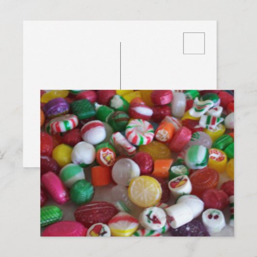 kerstSnoepjes Briefkaart (Voorkant / Achterkant)