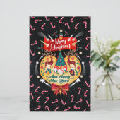 kerstSnoepjes Briefpapier (Staand voorkant)