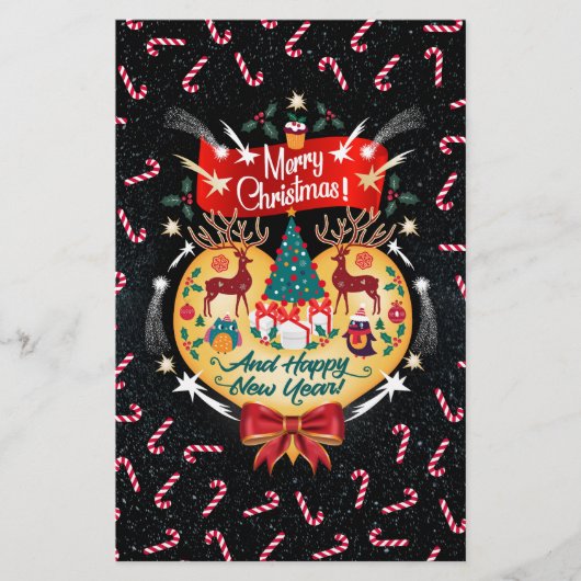 kerstSnoepjes Briefpapier (Voorkant)