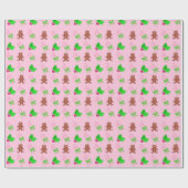 kerstsnoepjes cadeaupapier (Vlak)