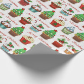 kerstsnoepjes cadeaupapier (Hoek)