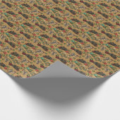 Kerstsnoepjes- Coco (Kleur) Cadeaupapier (Hoek)