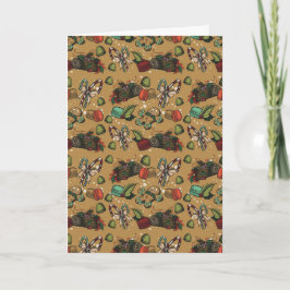 Kerstsnoepjes- Coco (Kleur) Grote Cadeaubag Kaart