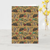 Kerstsnoepjes- Coco (Kleur) Grote Cadeaubag Kaart (Gele Bloem)