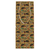 Kerstsnoepjes- Coco (Kleur) Wijn Tas Cadeautas (Achterkant)