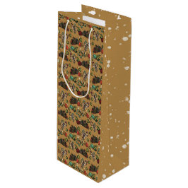 Kerstsnoepjes- Coco (Kleur) Wijn Tas Cadeautas
