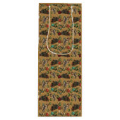 Kerstsnoepjes- Coco (Kleur) Wijn Tas Cadeautas (Voorkant)