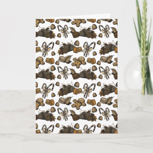 Kerstsnoepjes- Coco (massief) grote cadeautas Kaart (Voorkant)