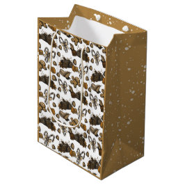 Kerstsnoepjes- Coco (massief) middelgrote cadeauta Medium Cadeauzakje