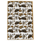 Kerstsnoepjes- Coco (massief) middelgrote cadeauta Medium Cadeauzakje (Voorkant)
