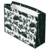 Kerstsnoepjes - Dennenboom (effektief) Groot Cadeauzakje (Achterkant Gekanteld)