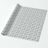 Kerstsnoepjes - Dennenboom (Sheer) Cadeaupapier (Uitgerold)
