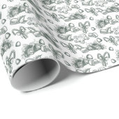 Kerstsnoepjes - Dennenboom (Sheer) Cadeaupapier (Rol Hoek)