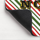 kerstsnoepjes diagonale strepes noel wood F Muismat (Hoek)