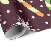 kerstsnoepjes en sneeuwvlokken cadeaupapier (Rol Hoek)