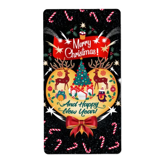 kerstSnoepjes Etiket (Voorkant)