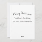 kerstSnoepjes Feestdagenkaart (Achterkant)