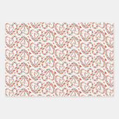 kerstsnoepjes, harten, bomen en cadeautjes inpakpapier vel (Voorkant)