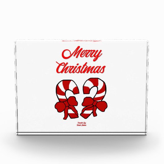 Kerstsnoepjes Horizontaal fotoblok (Voorkant)