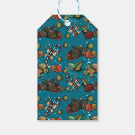 Kerstsnoepjes - Ijs (Kleur) Cadeaulabel