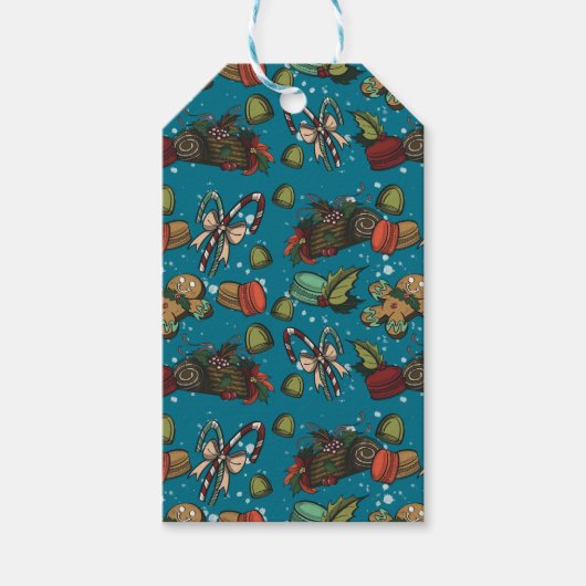 Kerstsnoepjes - Ijs (Kleur) Cadeaulabel (Voorkant)