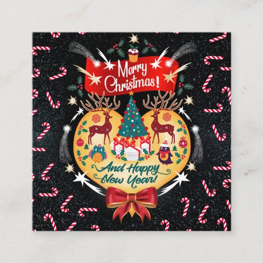 kerstSnoepjes Informatiekaartje (Voorkant)