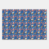 kerstsnoepjes Jule logge Inpakpapier Vel (Voorkant 2)