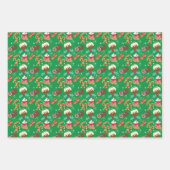 kerstsnoepjes Jule logge Inpakpapier Vel (Voorkant)