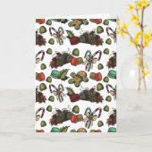 Kerstsnoepjes Kaart (Gele Bloem)