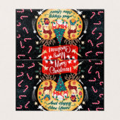 Kerstsnoepjes Kaart (Buitenkant ongevouwen)