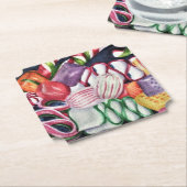 kerstSnoepjes Kartonnen Onderzetters (Gekanteld)